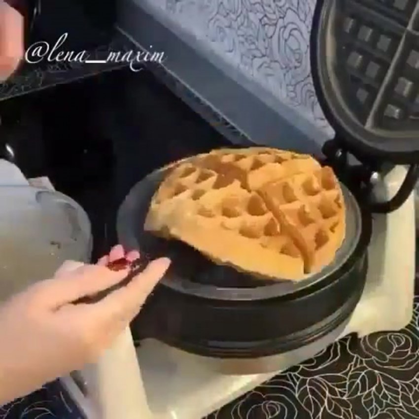 Венские вафли творожные