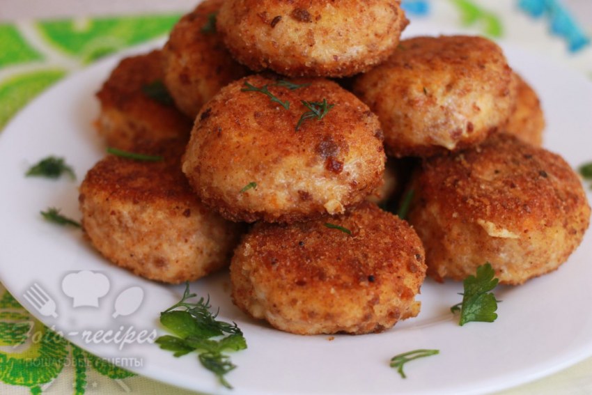 Котлеты с тыквой и фаршем