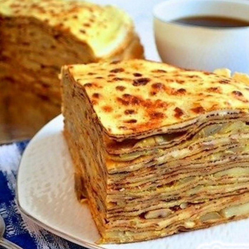 Корейский блинный торт