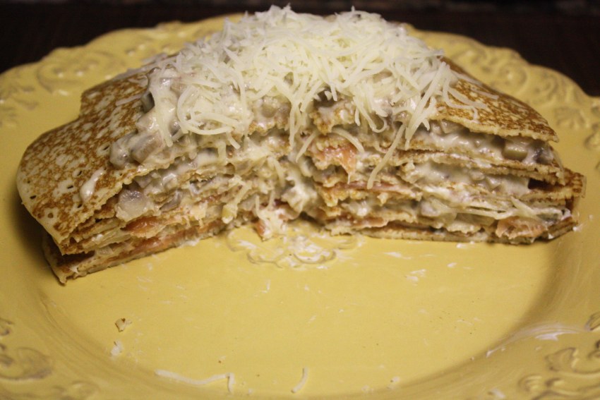 Закусочный торт с курицей