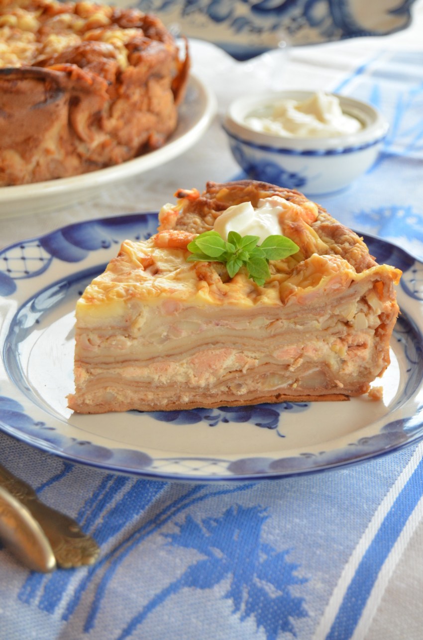Блинчатый закусочный пирог