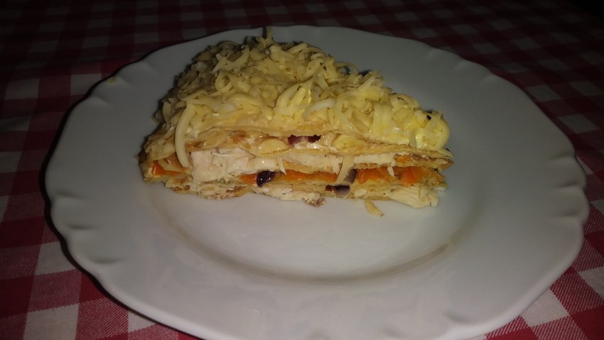 Блинчатый закусочный пирог