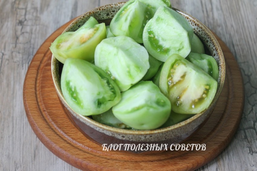 Салат из зелёных помидор на зиму