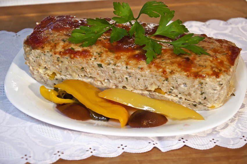 Запеканка с курицей и овощами