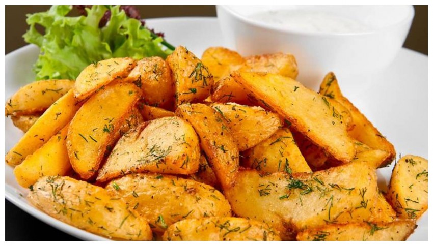 Жареная картошка с розмарином