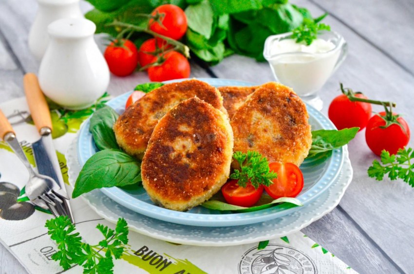 Картофельно-рыбные котлеты