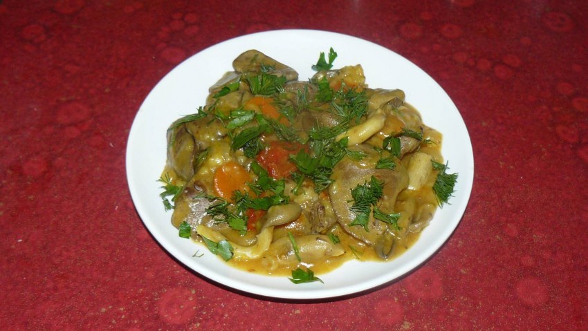 Куриная печень с овощами рецепты на сковороде