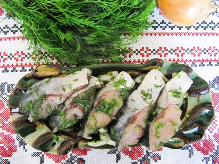 Скумбрия пряного посола