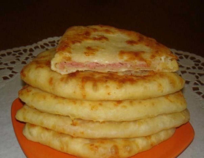 Сырные лепёшки на кефире