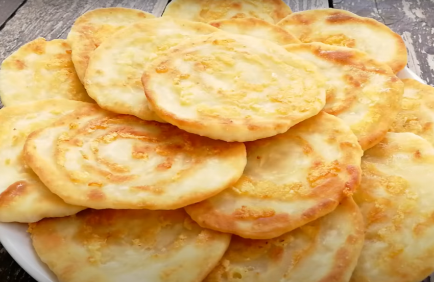 Вкусные лепешки на кефире