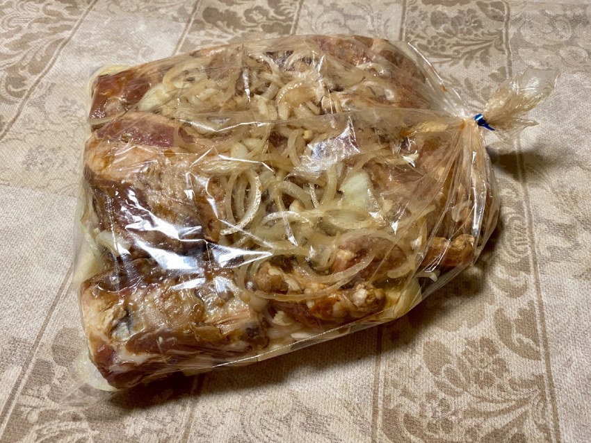 Мясо в пакете