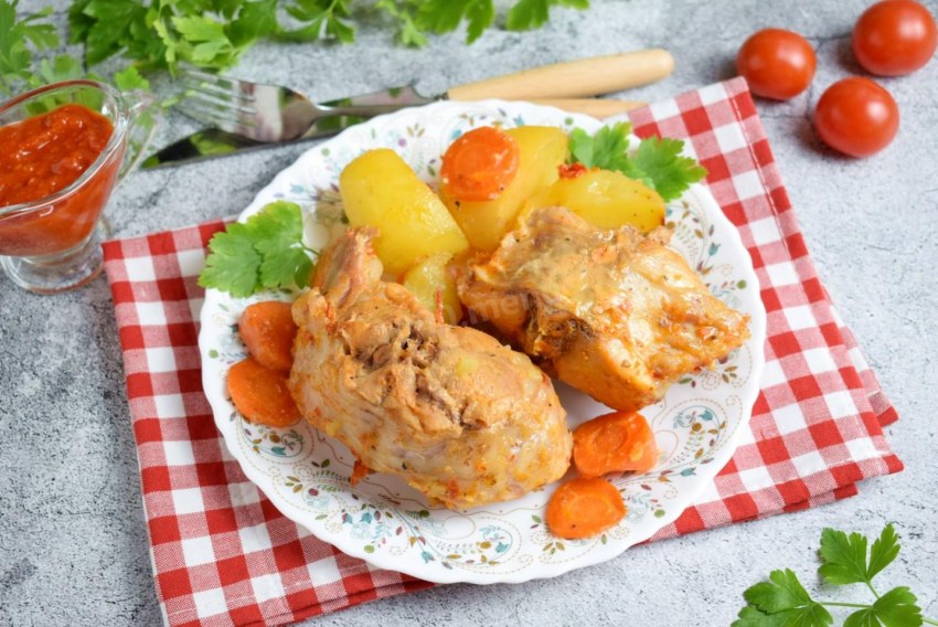 Запеченный кролик с можжевельником