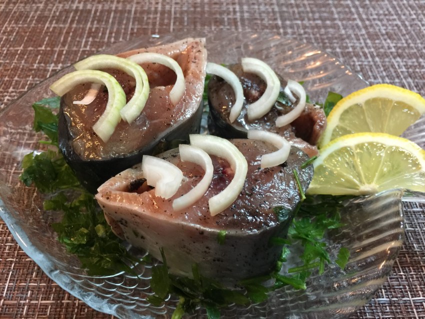 Нарезка из форели