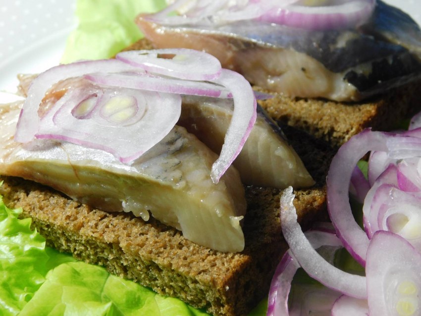 Сервировка селедки