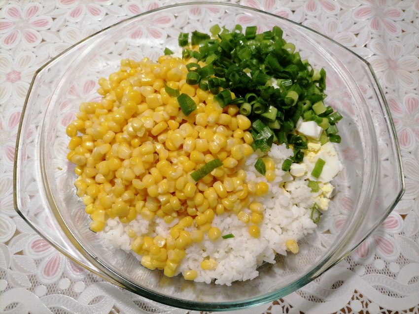 Салат с крабовым мясом рецепт