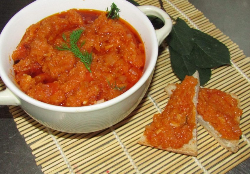 Вкусная овощная икра