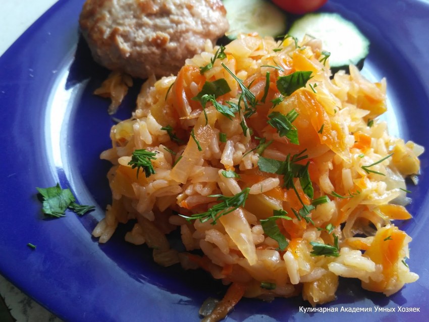 Картошка с цветной капустой