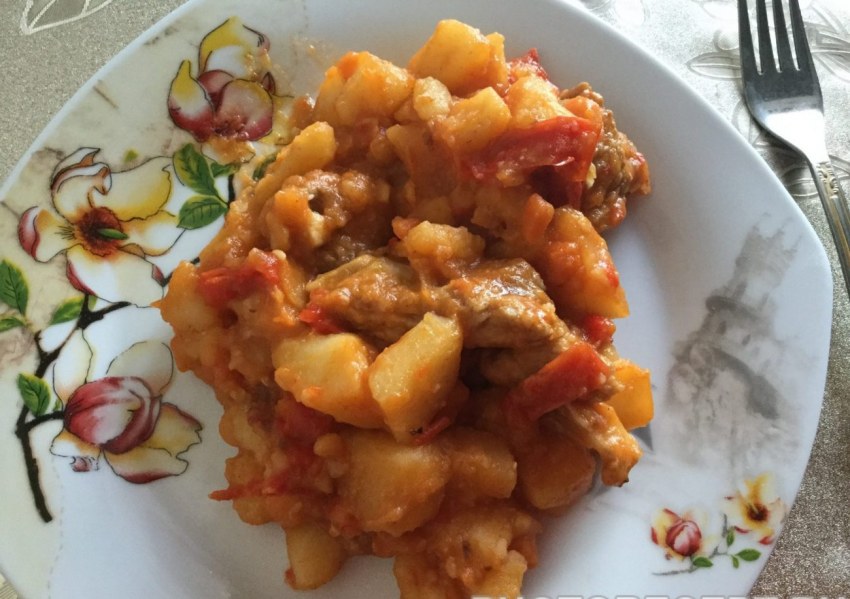 Говядина с морковкой