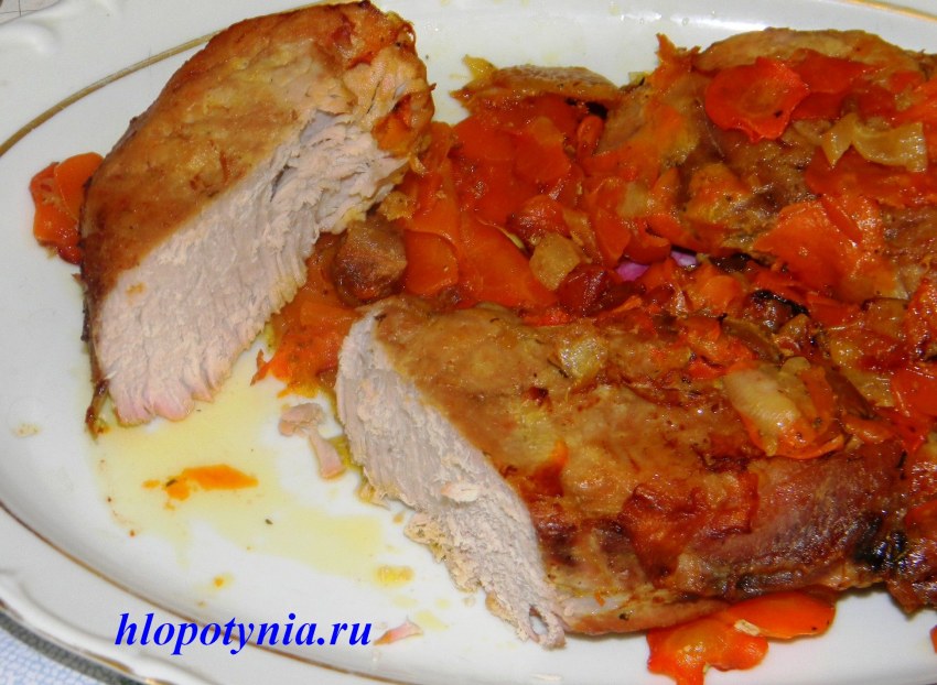 Гуляш из говядины с овощами