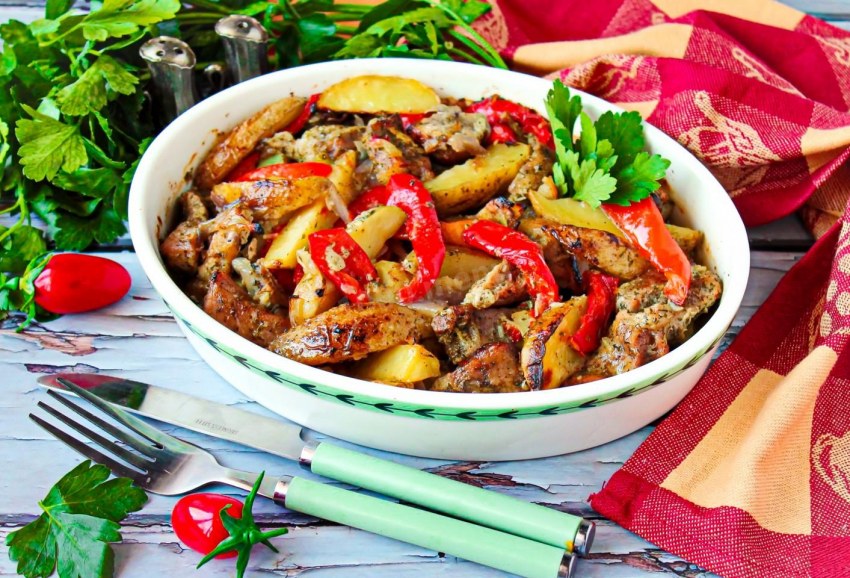Корейское блюдо Хе из мяса
