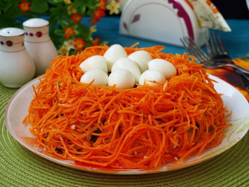 Салат Бунито с корейской морковкой