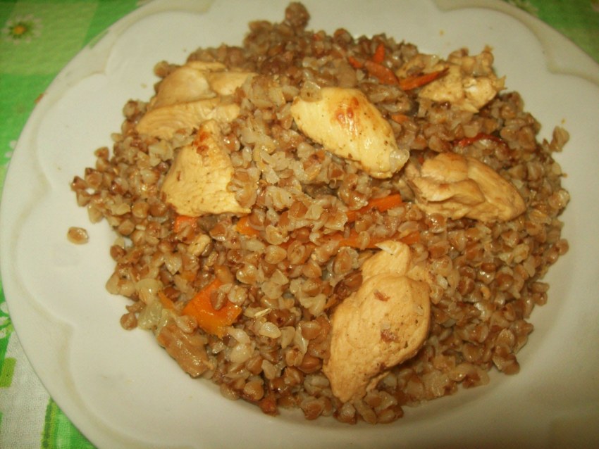 Гречка с брокколи