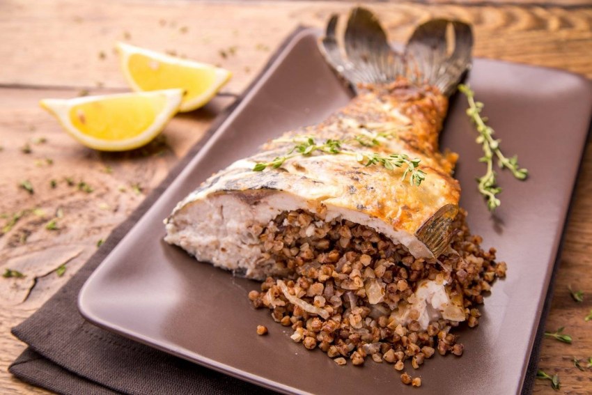 Гречка с курицей и овощами
