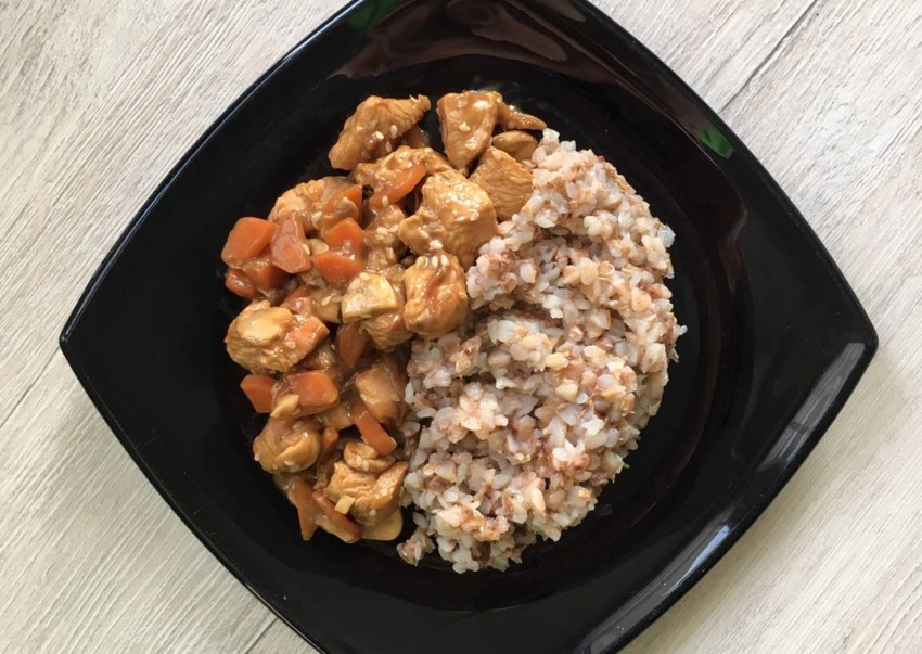 Гречка по-купечески с курицей