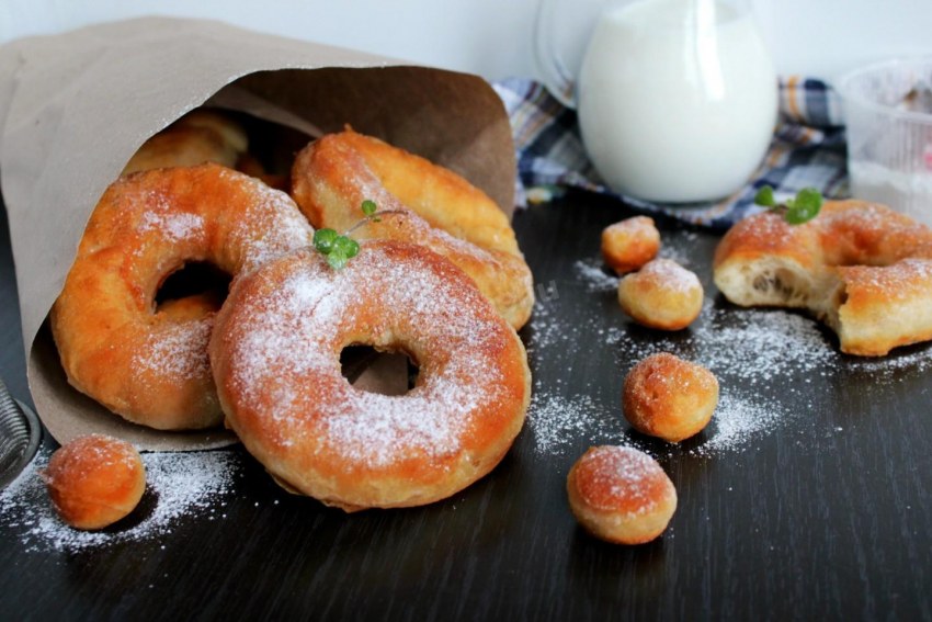 Булочки с корицей и сахаром