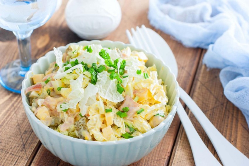 Китайская кухня салат Харбинский