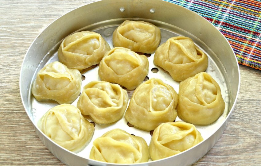 Манты аппетитные