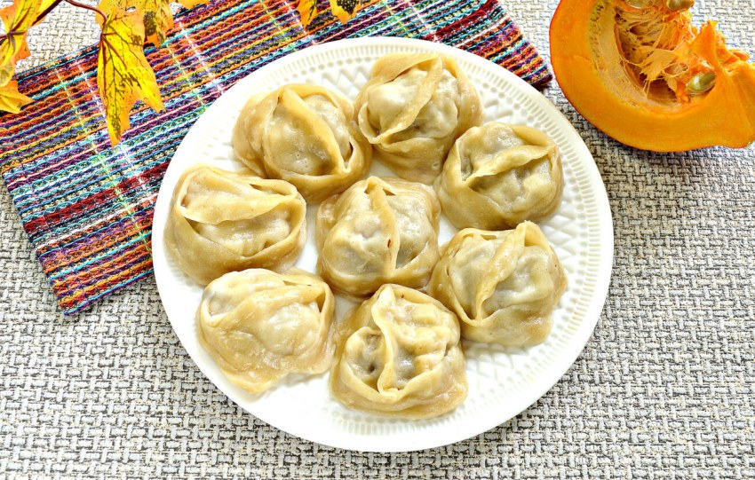 Манты с картошкой