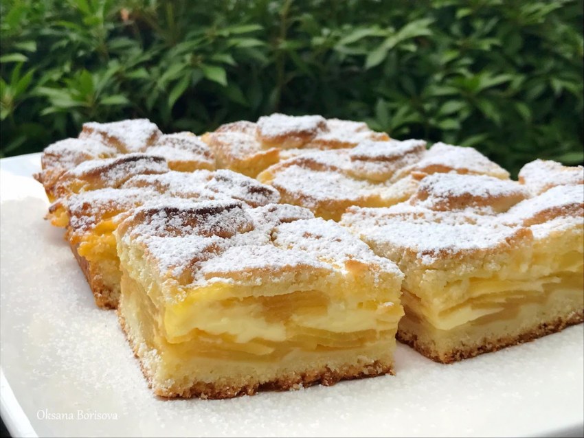 Пирог с заварным кремом