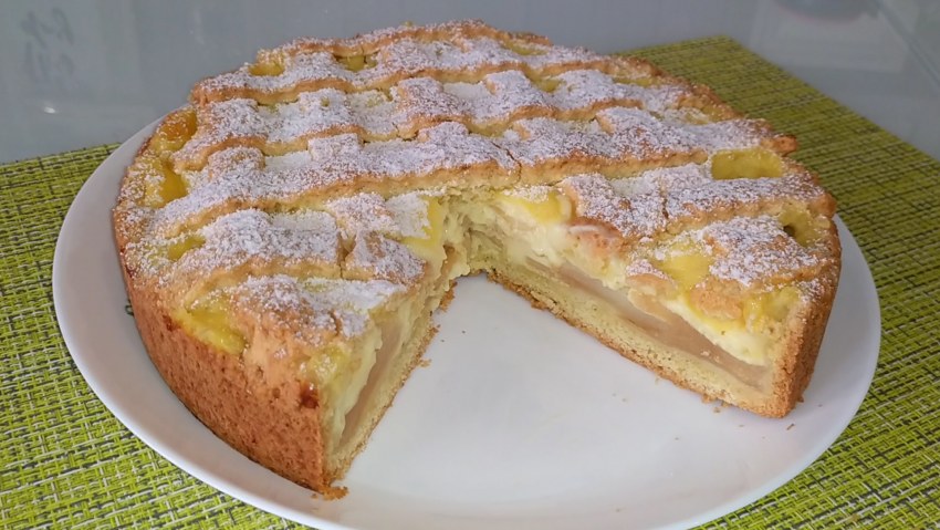 Персиковый торт