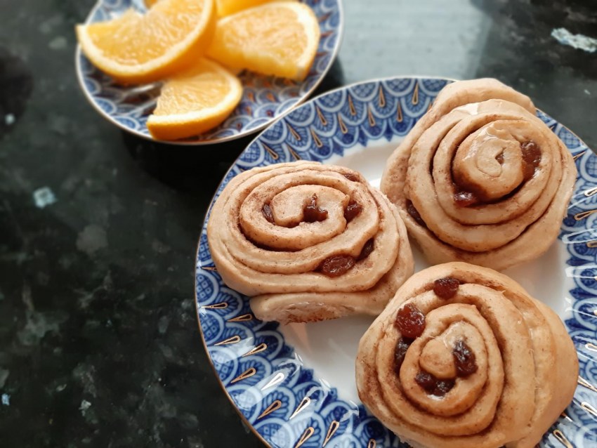 Булочки улитки с сахаром и корицей рецепт с фото