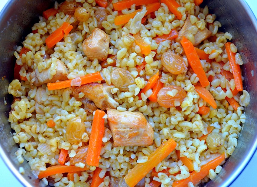Курочка терияки с овощами
