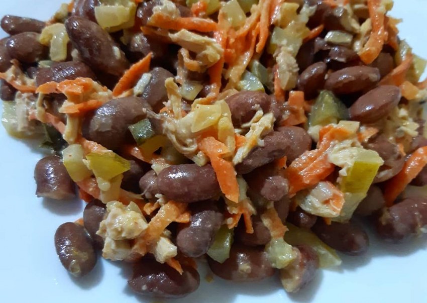 Каша из фасоли красной