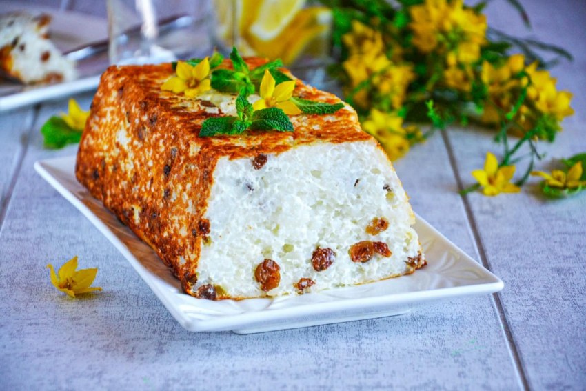 Запеканка с карамелью