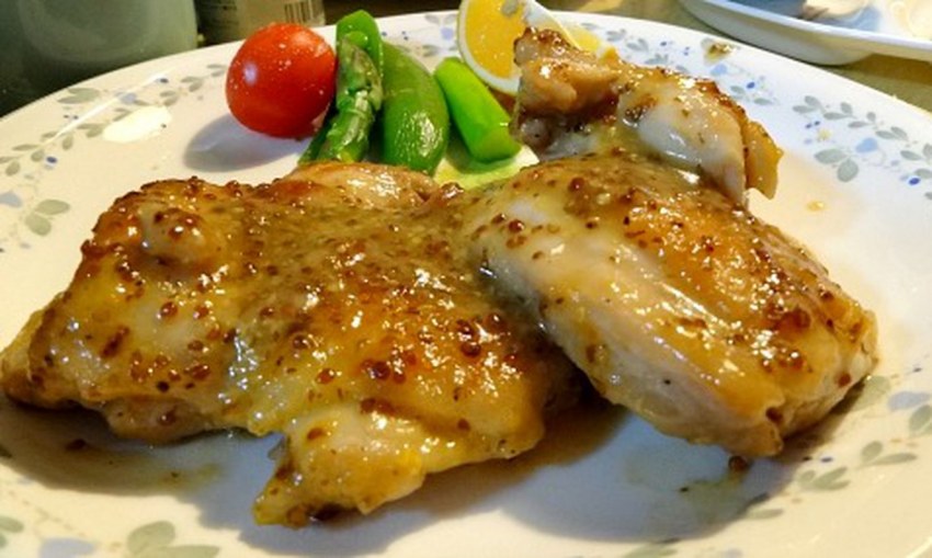 Куриное филе в горчице