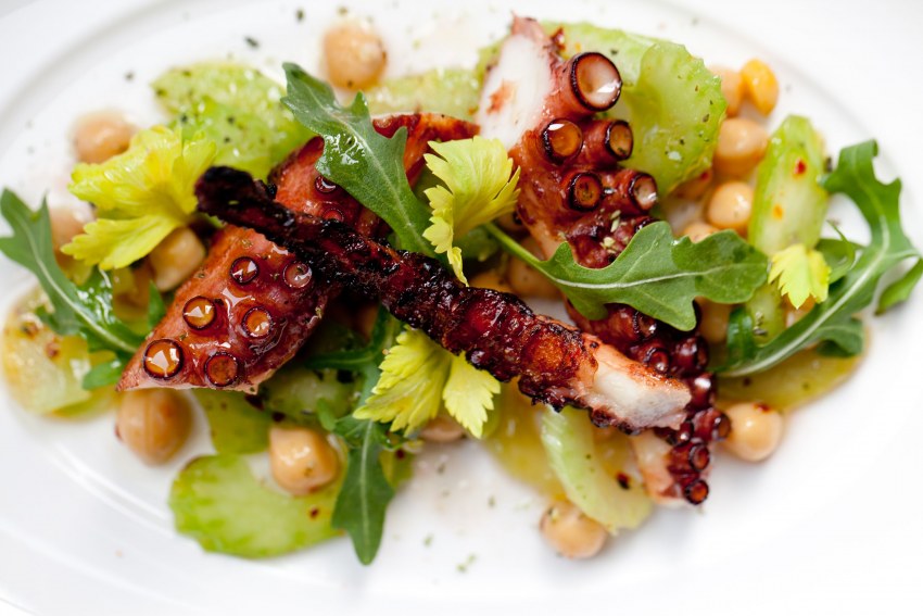 Nuchar cooked Octopus