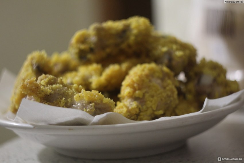 Жареная курица в панировке