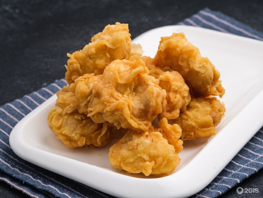Мясо в кукурузных хлопьях
