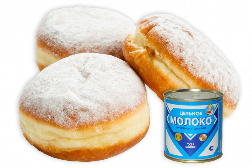 Пончики со сгущенкой