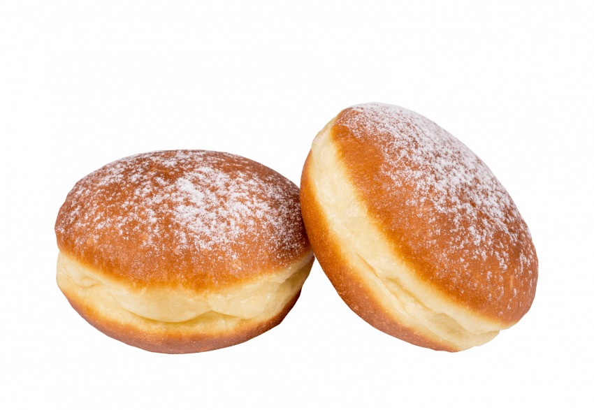Берлинеры с шоколадом