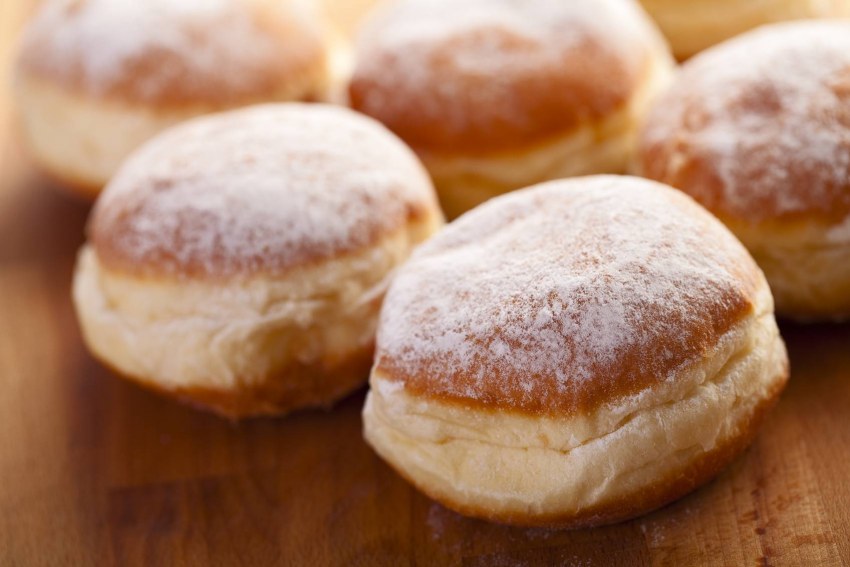 Руджери 210гр Крапфен (Krapfen) пончик с заварным кремом*12шт (00601)