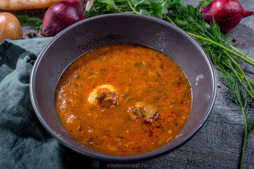 Грузинская кухня суп харчо