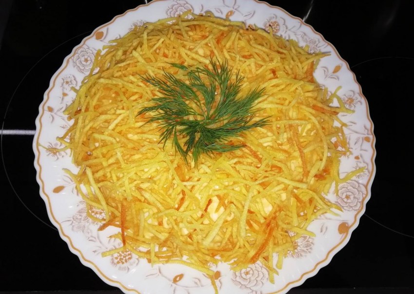 Гнездо фазана салат
