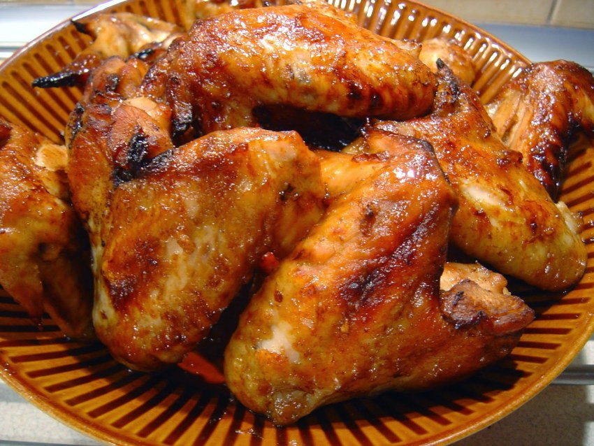 Куриные крылышки (в пряной глазури, BBQ, Чили-манго, )