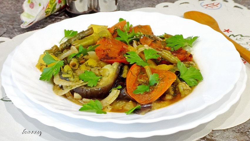 Курочка с овощами