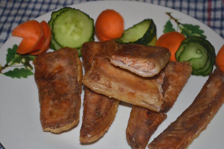 Брюшки семги копченые